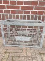 Vintage retro brocante ijzeren wijnrek, Huis en Inrichting, Ophalen, Gebruikt, Metaal, Minder dan 50 cm