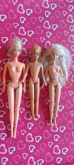 Barbie set van 3 vintage Barbies Mattel, Ophalen of Verzenden, Gebruikt, Barbie