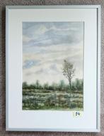 Aquarel Haagse Bos Twente Enschede Losser H.J. Plettenburg, Antiek en Kunst, Ophalen of Verzenden