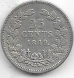 25  cent  1849  met punt  Nederland. km. 76, Postzegels en Munten, Munten | Nederland, Verzenden, Zilver, 25 cent, Losse munt