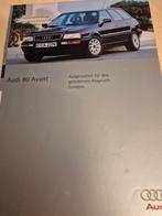 1995 Audi 80 Avant laatste type folder óók 2,8 Quattro 6 cil, Ophalen of Verzenden, Audi