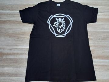 Zwart shirt met Scania logo maat L beschikbaar voor biedingen