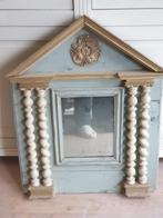 Prachtige  verweerde Franse spiegel van rond  1820, Ophalen