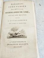 Gedenkboek van de Nederlandsche Unie 1816., Boeken, Gelezen, Diverse auteurs, Ophalen of Verzenden, Nederland