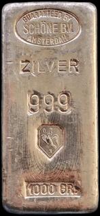 KILOBAAR SCHONE ZILVER 999 3 STUKS 1 KILO SILVER BAAR, Postzegels en Munten, Ophalen of Verzenden, Zilver