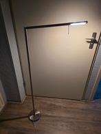 Staande rvs lamp met dimmer., Ophalen, Gebruikt, Staande lamp, 100 tot 150 cm