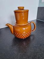 Leuk retro/ vintage bruin koffie potje, Ophalen of Verzenden