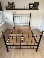 Antiek gietijzeren spijlenbed 140x195cm, Ophalen