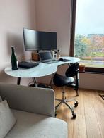 Stijlvol bureau met glazen blad, Antiek en Kunst, Antiek | Meubels | Tafels, Ophalen