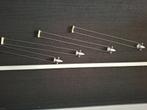 kunstrails met 4 halogeenspots (raket) van de firma BAVA, Ophalen, Gebruikt, Metaal