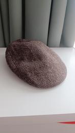 Vintage Harris Tweed flat cap / opa pet / platte pet  56, Gedragen, Harris tweed, Verzenden, Pet