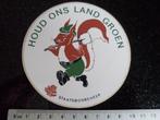 sticker SBB logo staatsbosbeheer houd ons land groen, Verzamelen, Verzenden, Zo goed als nieuw, Bedrijf of Vereniging