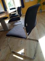 8 luxe vergaderstoelen, in uitstekende staat., Huis en Inrichting, Stoelen, Ophalen, Zwart, Zo goed als nieuw, Metaal