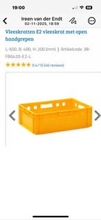 Geel krat 12x, Doe-het-zelf en Verbouw, Kratten en Dozen, Minder dan 35 cm, Minder dan 50 cm, Ophalen of Verzenden, Minder dan 40 cm