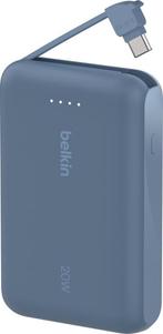 Belkin 10k mAh geïntegreerde kabel Blauw (Powerbank) *Nieuw*, Nieuw, Ophalen of Verzenden, Belkin, Info@Belkin.nl