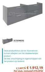 Te koop NIEUW Detremmerie No Limit 45 -, Ophalen, Nieuw, Minder dan 100 cm, Wastafelkast