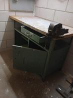 Werkbank ( t.e.a.b) vintage, Doe-het-zelf en Verbouw, Werkbanken, Ophalen, Gebruikt, Bankschroef