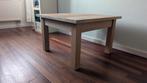 Massief houten tafeltje, Huis en Inrichting, 45 tot 60 cm, Gebruikt, Vierkant, Landelijk