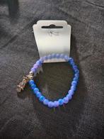 Kralen armband met uil hangertje, nieuw, Ophalen of Verzenden, Nieuw, Blauw