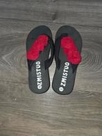Leuke slippers maat 40, Ophalen, Zo goed als nieuw, Zwart, Slippers