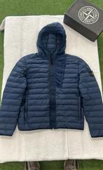 Stone Island jas puffer dons gewatteerd Loom Woven Down Cham, Ophalen of Verzenden, Maat 48/50 (M), Blauw, Stone Island
