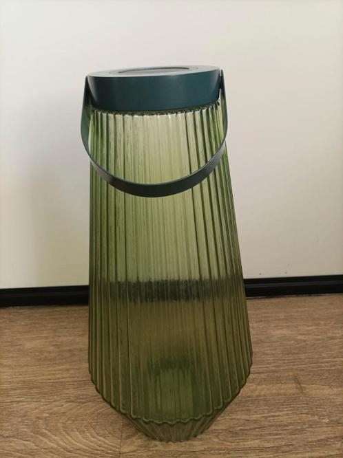 Groene Glazen Solar Lantaarn, Antiek en Kunst, Antiek | Kandelaars, Glas, Ophalen