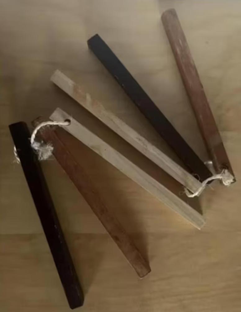 2 onderzetters van hout voor theepot, pan, pot, bloempot, Ophalen of Verzenden, Zo goed als nieuw, Pot of Pan