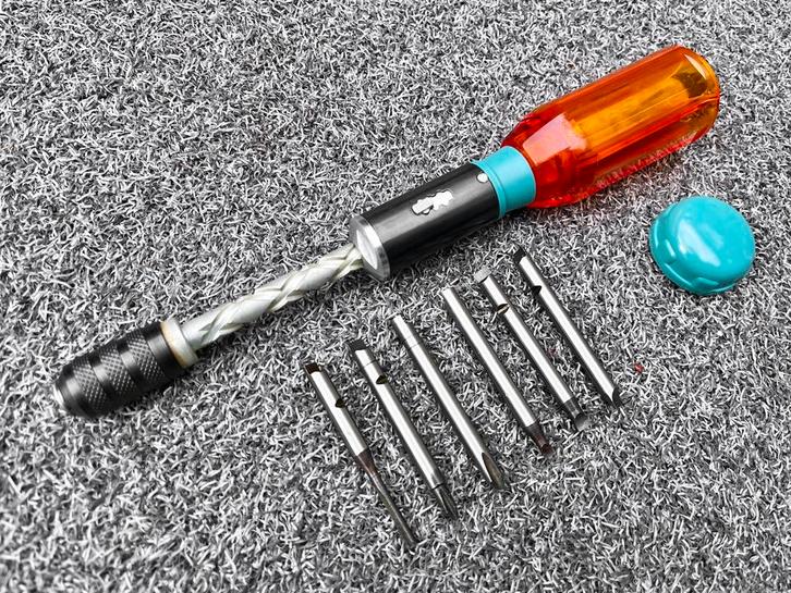 Automatische Ratelschroevendraaierset Verwisselbare Klingen, Antiek en Kunst, Antiek | Gereedschap en Instrumenten, Ophalen