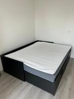 IKEA Bed, Huis en Inrichting, Slaapkamer | Bedden, Ophalen, Eenpersoons, Zwart, 140 cm
