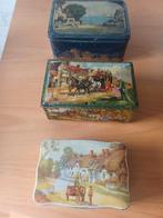 Engelse zeer oude blikken doosjes, Antiek en Kunst, Curiosa en Brocante, Ophalen of Verzenden
