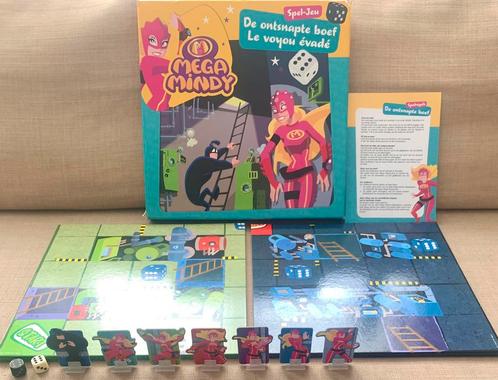 Mega Mindy De ontsnapte Boef, gezelschapsspel, bordspel, Hobby en Vrije tijd, Gezelschapsspellen | Bordspellen, Zo goed als nieuw
