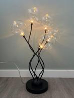 Dimbare tafellamp met glazen bollen, Huis en Inrichting, Lampen | Tafellampen, Ophalen, Gebruikt, Glas, Modern