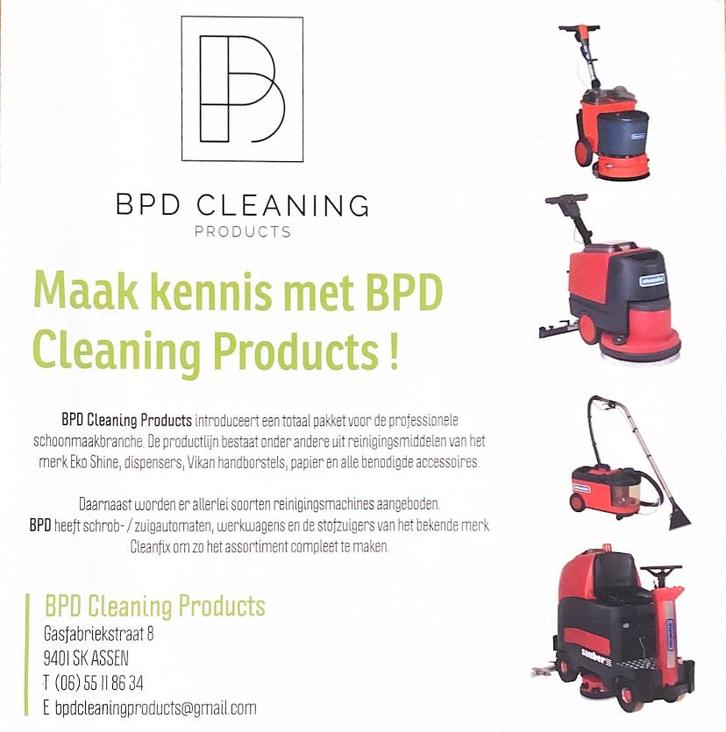 Nieuwe en gebruikte Cleanfix stofzuigers, schrobzuigmachines, Doe-het-zelf en Verbouw, Reinigingsmachines, Zo goed als nieuw, Schrobmachine