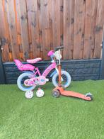 Kinderfiets plus step, Fietsen en Brommers, Fietsen | Driewielers, Ophalen of Verzenden, Gebruikt