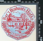 Sticker: Bar Het Brabants Hofke - Boekel, Verzamelen, Stickers, Ophalen of Verzenden, Zo goed als nieuw, Bedrijf of Vereniging