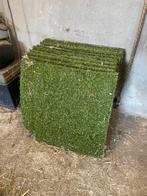 50x50 grastegel 9 stuks gras tegels speeltegels speeltoestel, Tuin en Terras, Ophalen, Gebruikt, Minder dan 10 m², Kunstgras