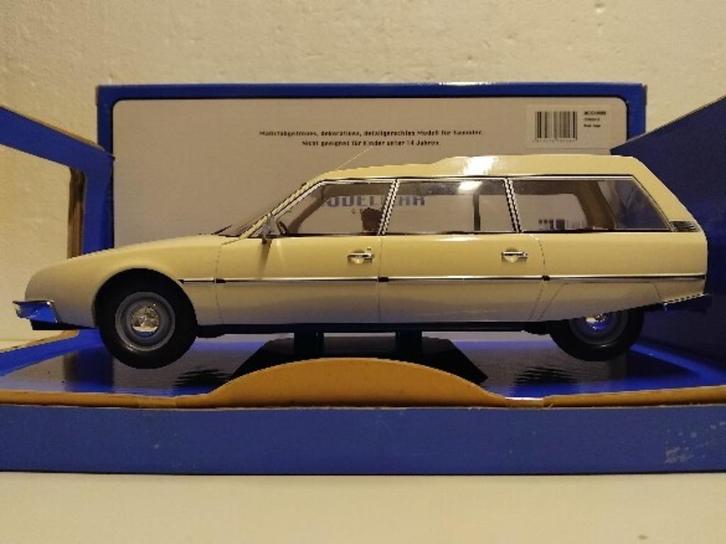 Citroen CX Break Station Wagon creme wit Mcg 1:18 KRD, Hobby en Vrije tijd, Modelauto's | 1:18, Zo goed als nieuw, Auto, Overige merken