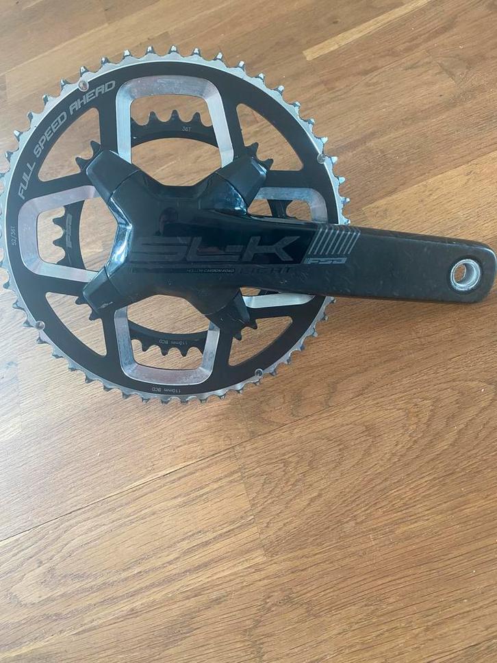 FSA SL-K Light Crankstel 172.5mm 52x36, Fietsen en Brommers, Fietsonderdelen, Gebruikt, Racefiets, Crankstel of Pedalen, Ophalen of Verzenden