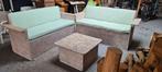 tuinset voor onder overkapping, Tuin en Terras, Ophalen, Gebruikt, Hout