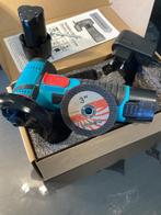 21 v mini haakse slijper met 2 accu,s en 2 slijpschijven €25, Ophalen of Verzenden, Nieuw, Haakse handslijpmachine