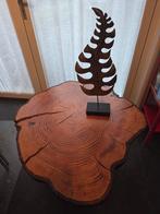 Salontafel boomschijf, Huis en Inrichting, Tafels | Salontafels, Ophalen, 50 tot 100 cm, 50 tot 75 cm, 50 tot 100 cm