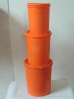 3 Oranje tupperware bussen, Ophalen of Verzenden, Zo goed als nieuw, Oranje, Overige typen