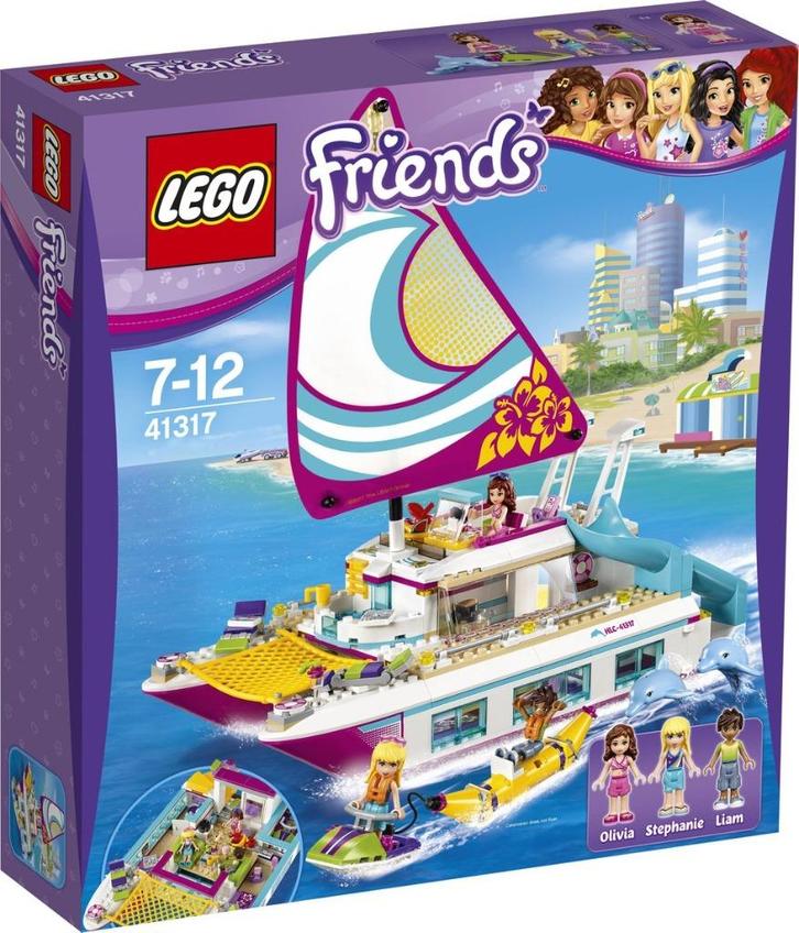 LEGO Friends Sunshine Catamaran - 41317, Kinderen en Baby's, Speelgoed | Duplo en Lego, Nieuw, Lego, Complete set, Ophalen of Verzenden