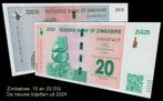 Zimbabwe 2024, de nieuwste bankbiljetten, 10 en 20 ZiG (UNC), Verzenden, Zimbabwe, Setje