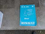 WERKPLAATSHANDBOEK MR216 RENAULT DIESELMOTOR TYPE 852, Auto diversen, Handleidingen en Instructieboekjes, Ophalen of Verzenden