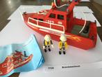 Playmobil brandweerboot 3128, Kinderen en Baby's, Speelgoed | Playmobil, Ophalen of Verzenden, Gebruikt