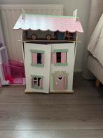 Houten Poppenhuis inclusief meubels, vandaag ophalen, Ophalen, Gebruikt, Poppenhuis