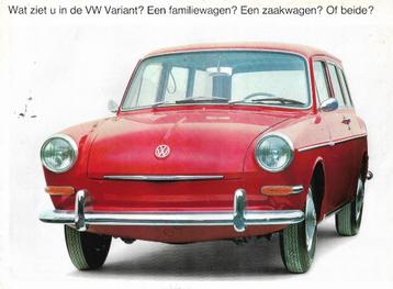 Brochure VW Volkswagen VARIANT, 1964 (NL). beschikbaar voor biedingen