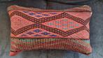 Kelim berber kussen, vintage marokkaans kussen 60x40 cm, Huis en Inrichting, Woonaccessoires | Kussens, Verzenden, Nieuw