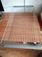 Draadmand groot zilver/metallic incl geleiders, Ophalen, Overige materialen, Mand, Zo goed als nieuw